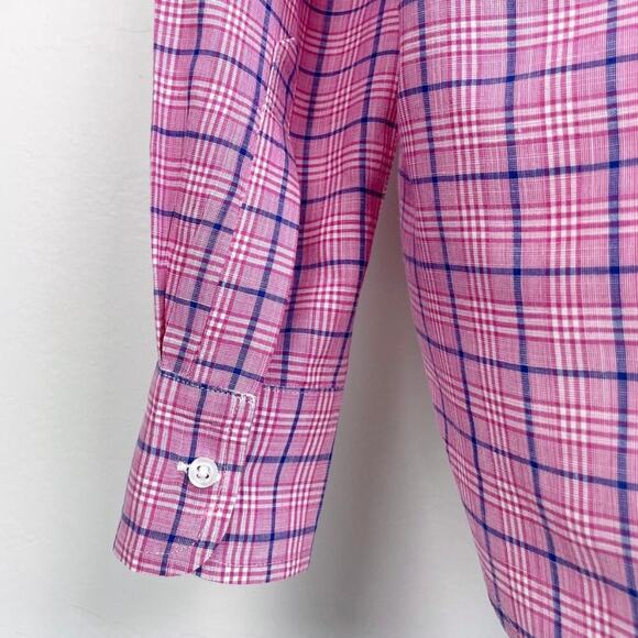 Frank & Eileen Italian Cotton Plaid Eileen Relaxed Fit Button-Up Shirt - Picture 7 of 11